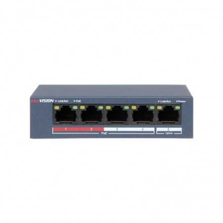 SWITCH HIKVISION 4 PORTS POE