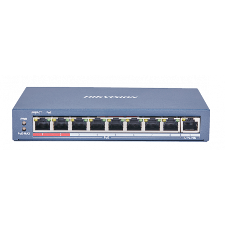 SWITCH HIKVISION 8 PORTS POE