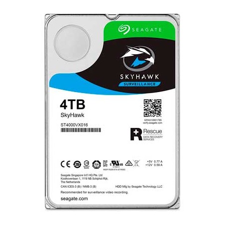 DISQUE DUR INTERNE 3.5" SEAGATE SKYHAWK SURVEILLANCE 4 TO