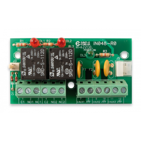 Carte relais et distribution alimentation INIM-AUXREL32