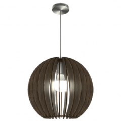 Sphère 35 cm noyer S35N